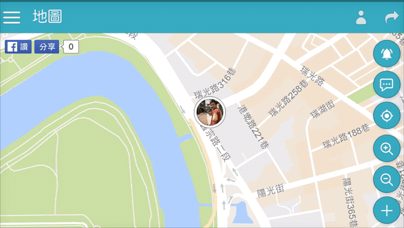 LiveMaps 是一個即時地圖聊天室，讓你在世界上任何位置都可以發出自己的感想動態
