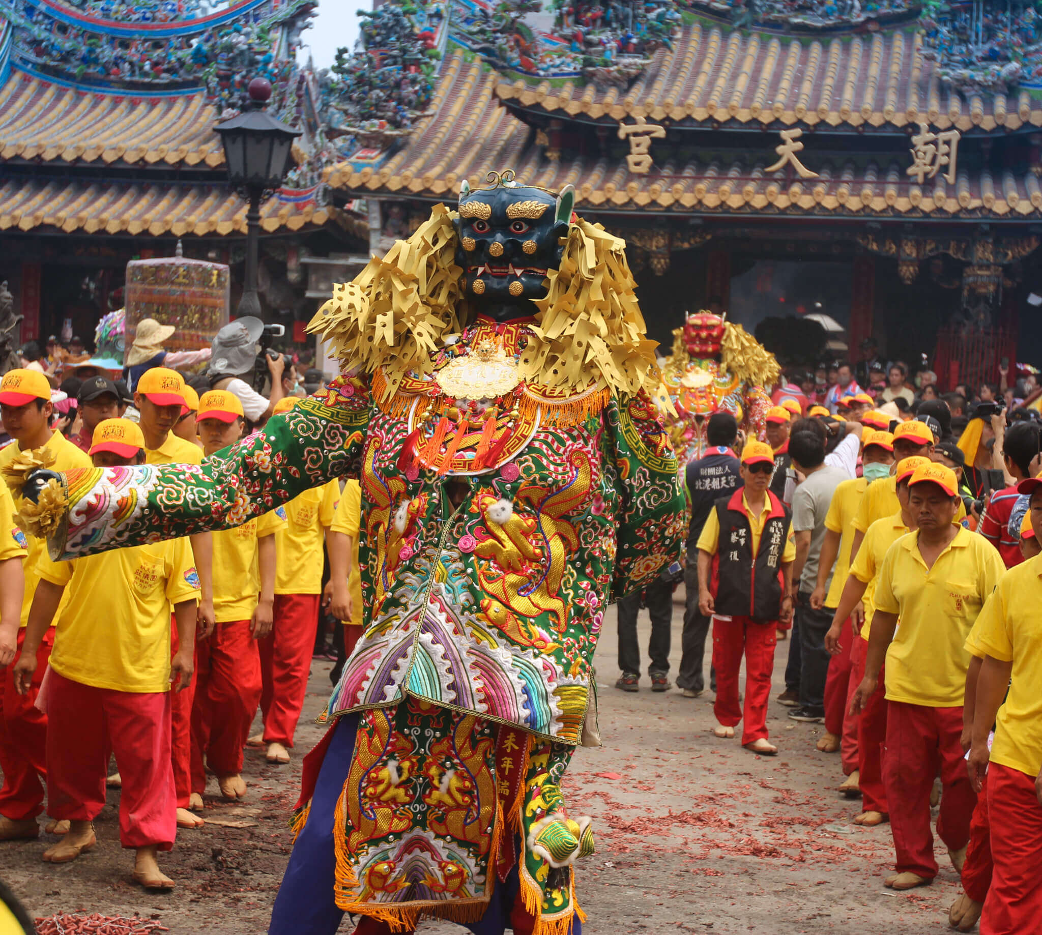 2015年 出廟的千順將軍（吳政賢 攝）