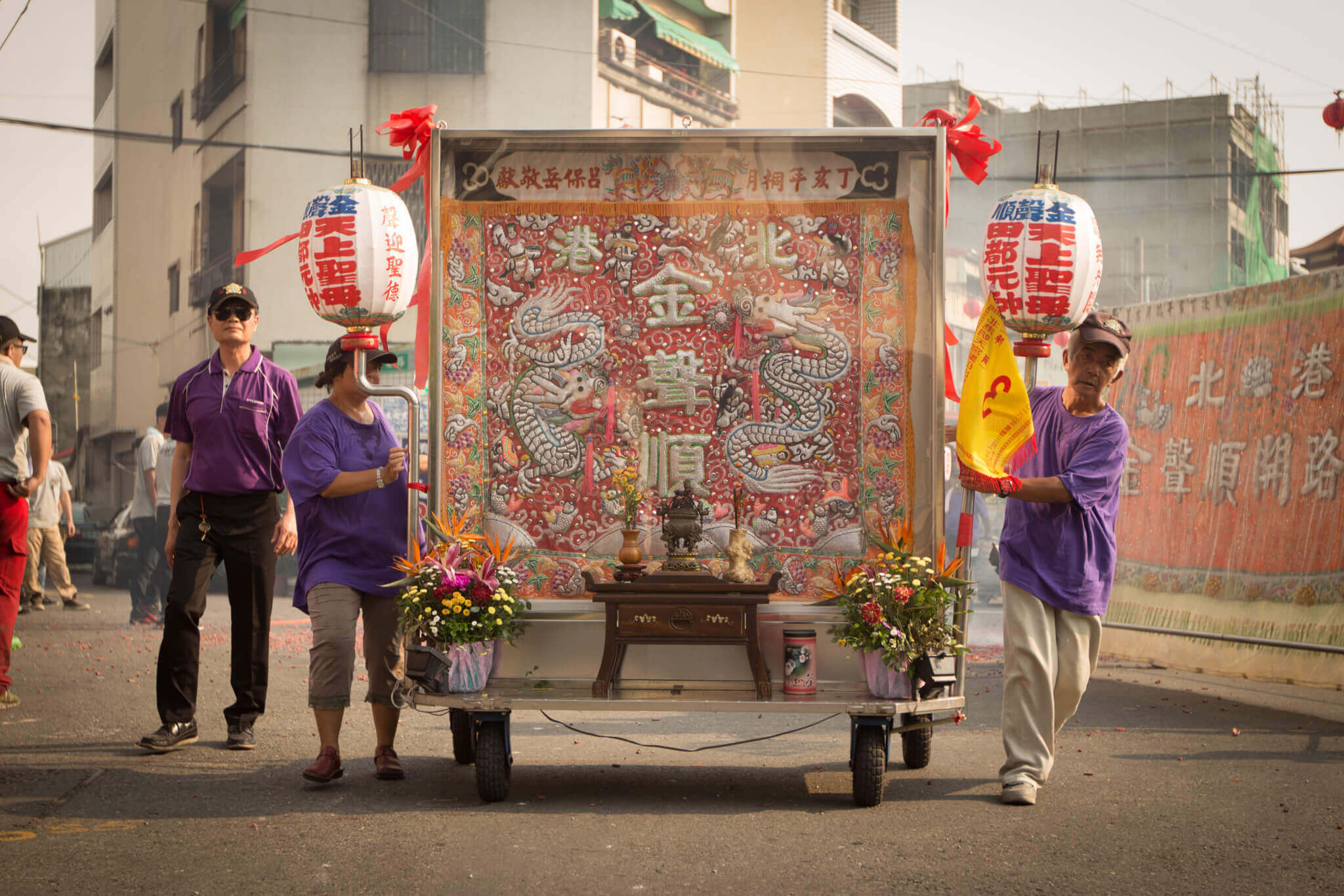 金聲順大旗（吳政賢 攝）